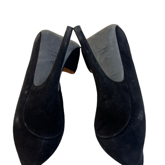 Lanvin black suede cut out pumps - Picture 7 of 9